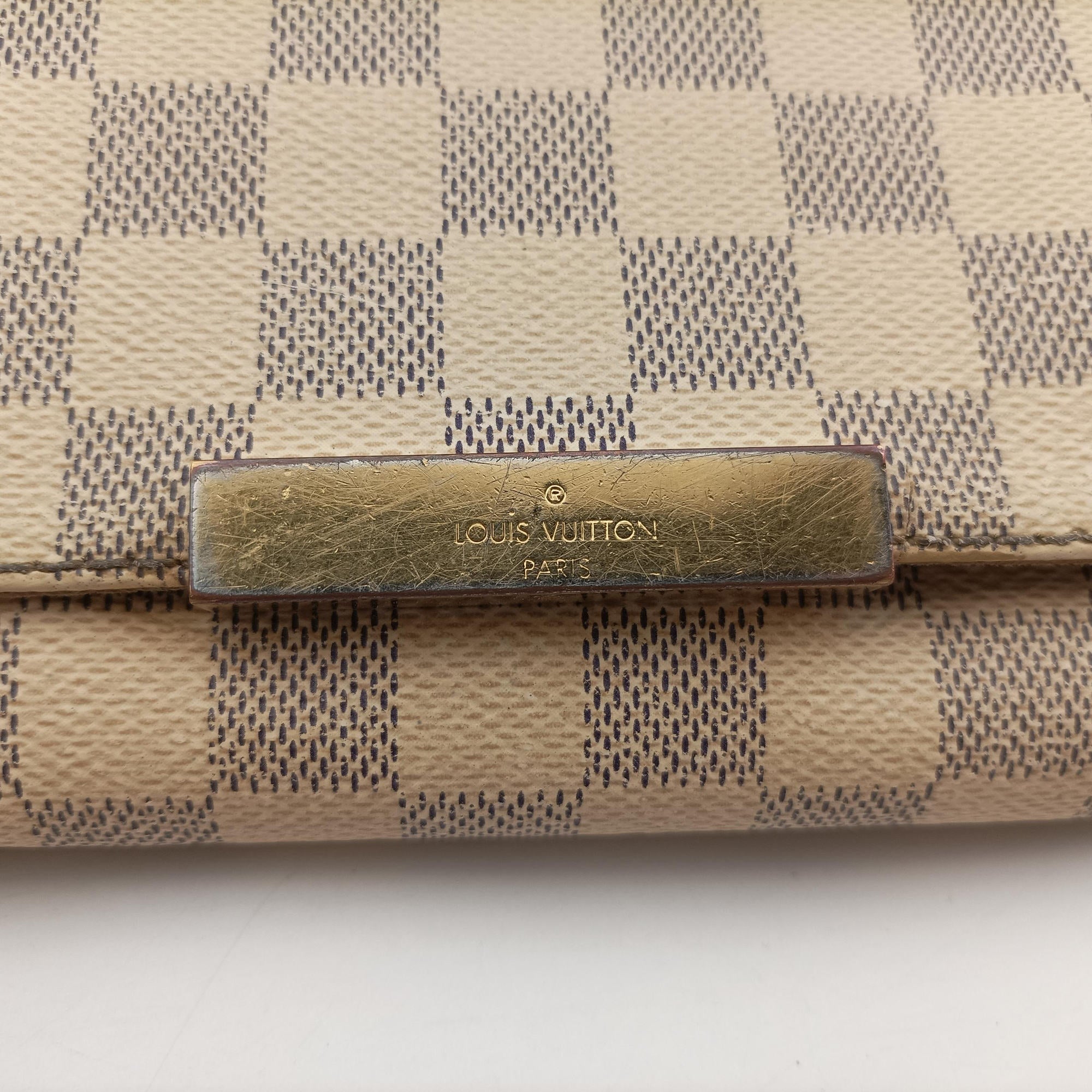 Pre-owned Louis Vuitton FAVORITE PM Azur Damier Canvas N41277 shoulderbag | stylenewstar