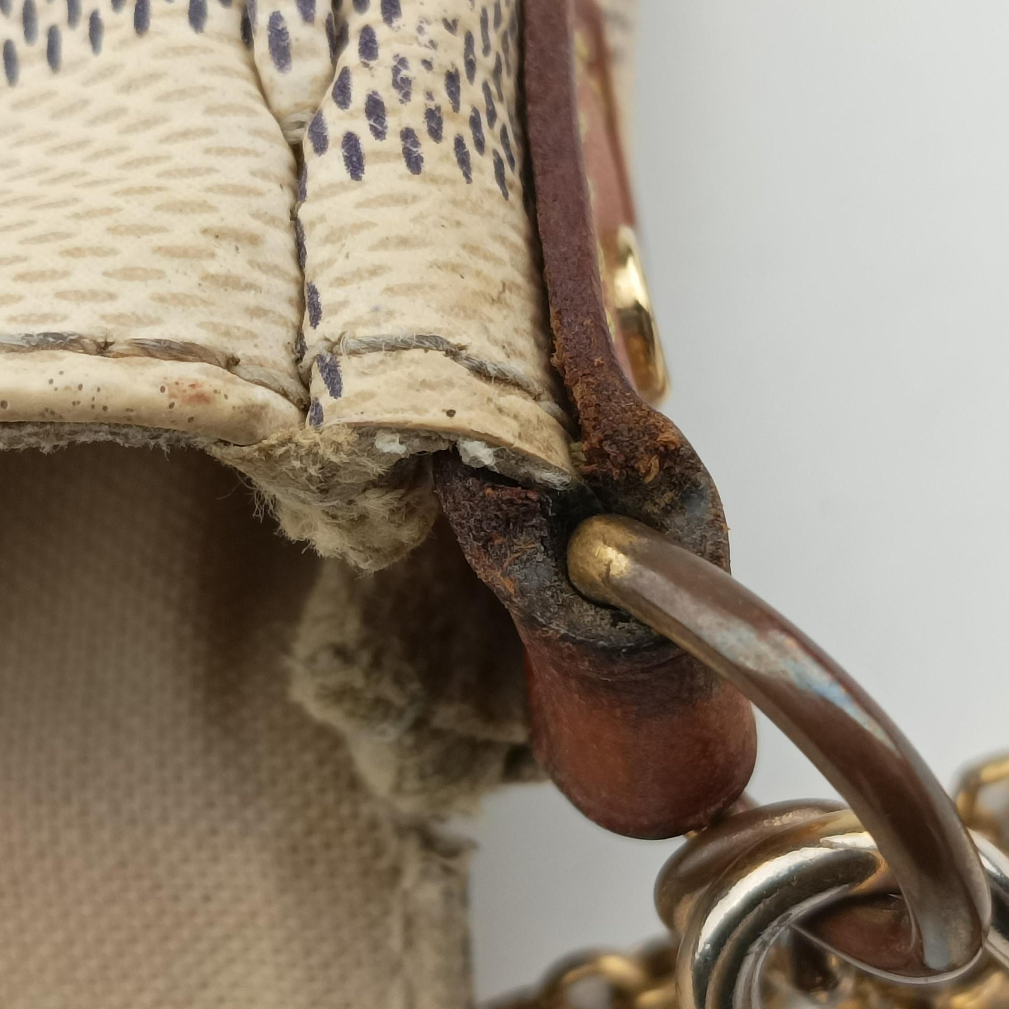Pre-owned Louis Vuitton FAVORITE PM Azur Damier Canvas N41277 shoulderbag | stylenewstar