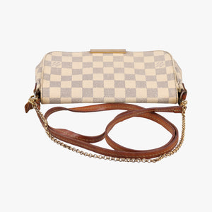 Pre-owned Louis Vuitton FAVORITE PM Azur Damier Canvas N41277 shoulderbag | stylenewstar