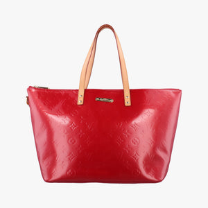 Pre-owned Louis Vuitton Bellevue GM Pomme d'Amour Vernis M93587 handbag | stylenewstar