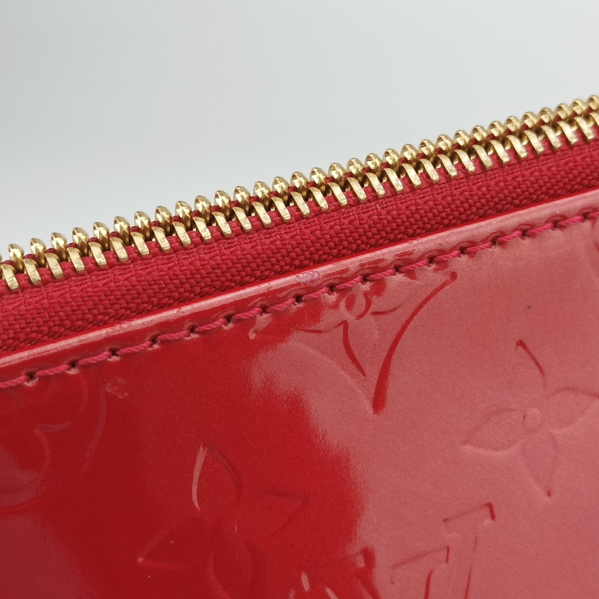 Pre-owned Louis Vuitton Bellevue GM Pomme d'Amour Vernis M93587 handbag | stylenewstar