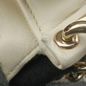 Pre-owned Valentino CANDYSTUD White Leather  shoulderbag | stylenewstar
