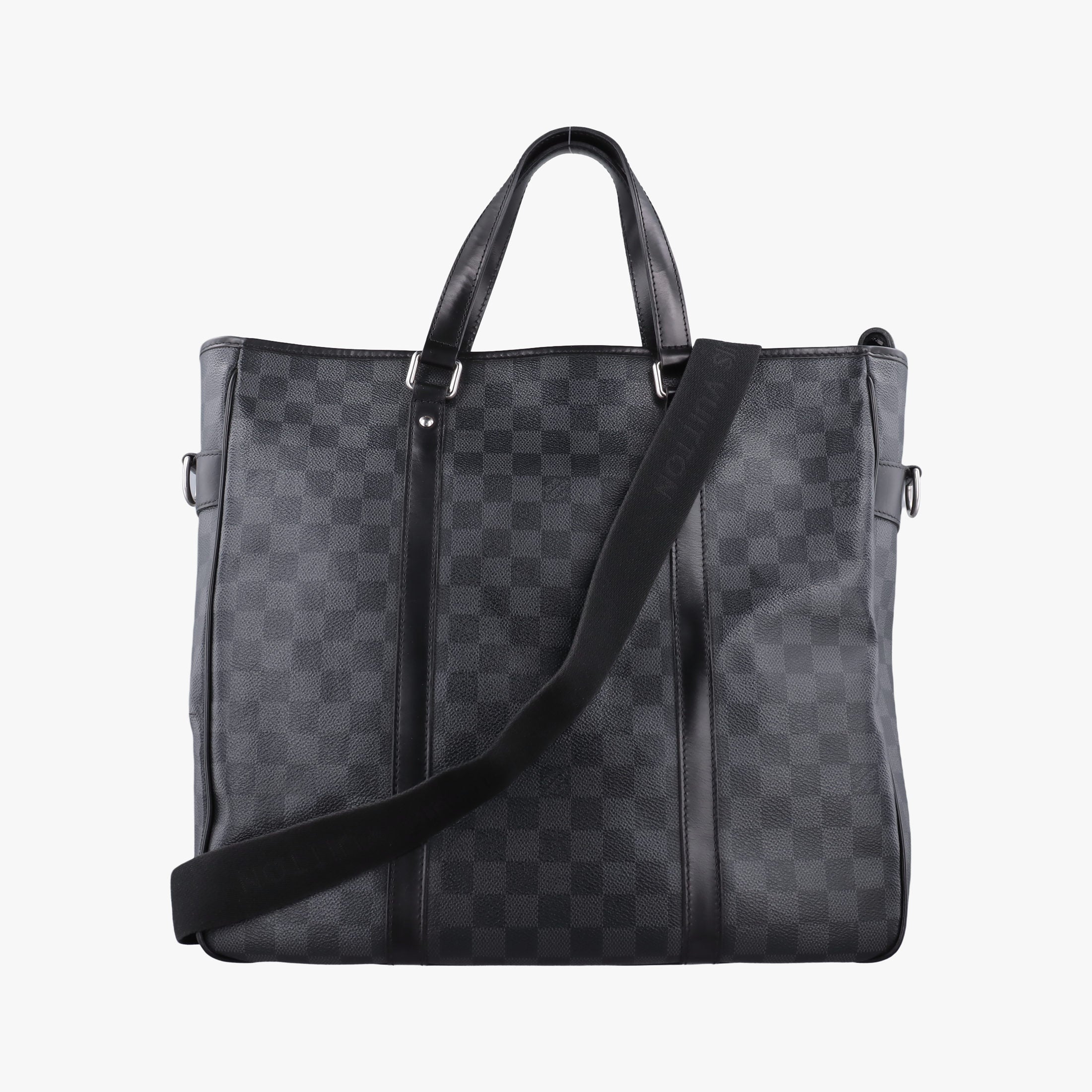 Vintage Louis Vuitton TADAO Noir Damier Graphite N51192 shoulderbag | stylenewstar