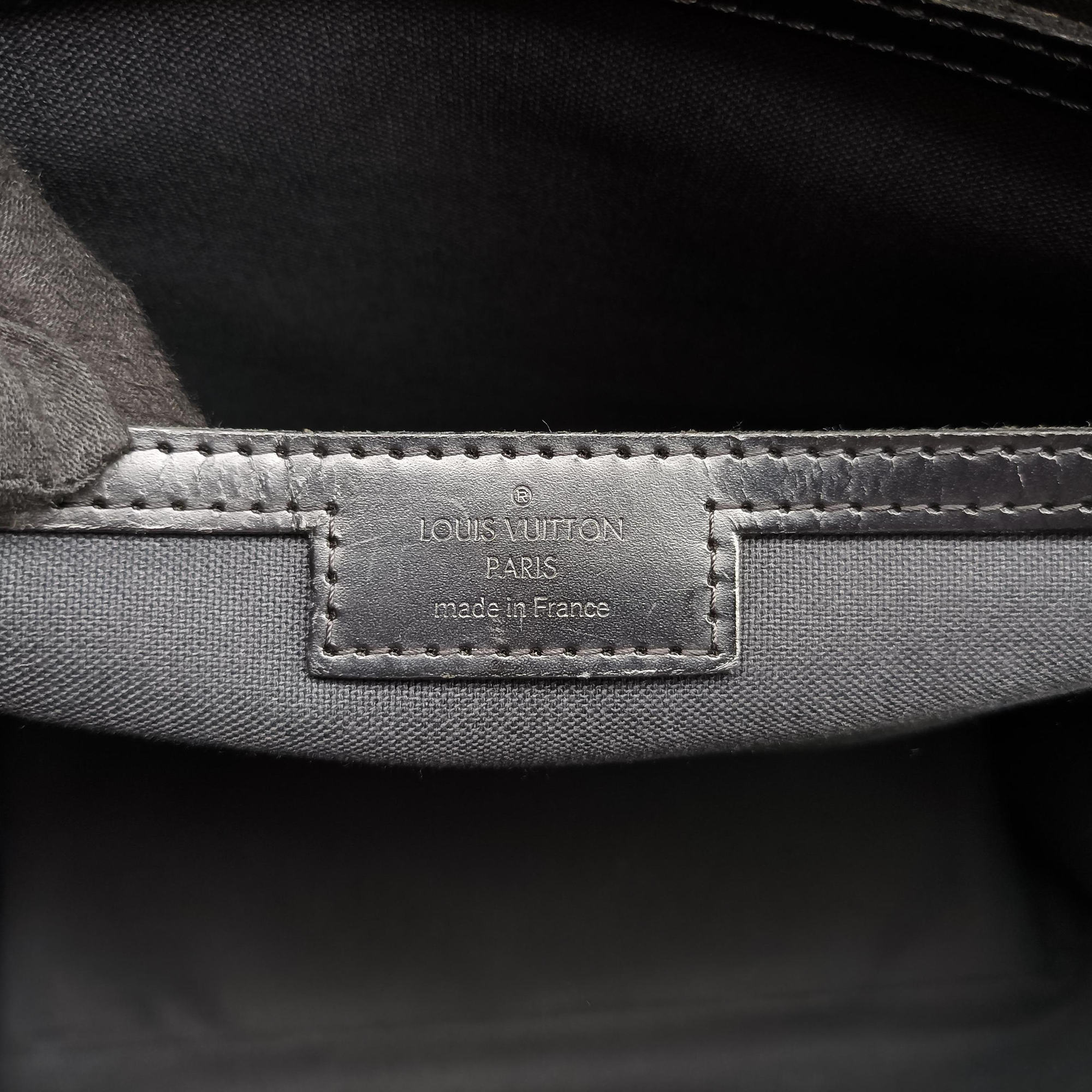 Vintage Louis Vuitton TADAO Noir Damier Graphite N51192 shoulderbag | stylenewstar