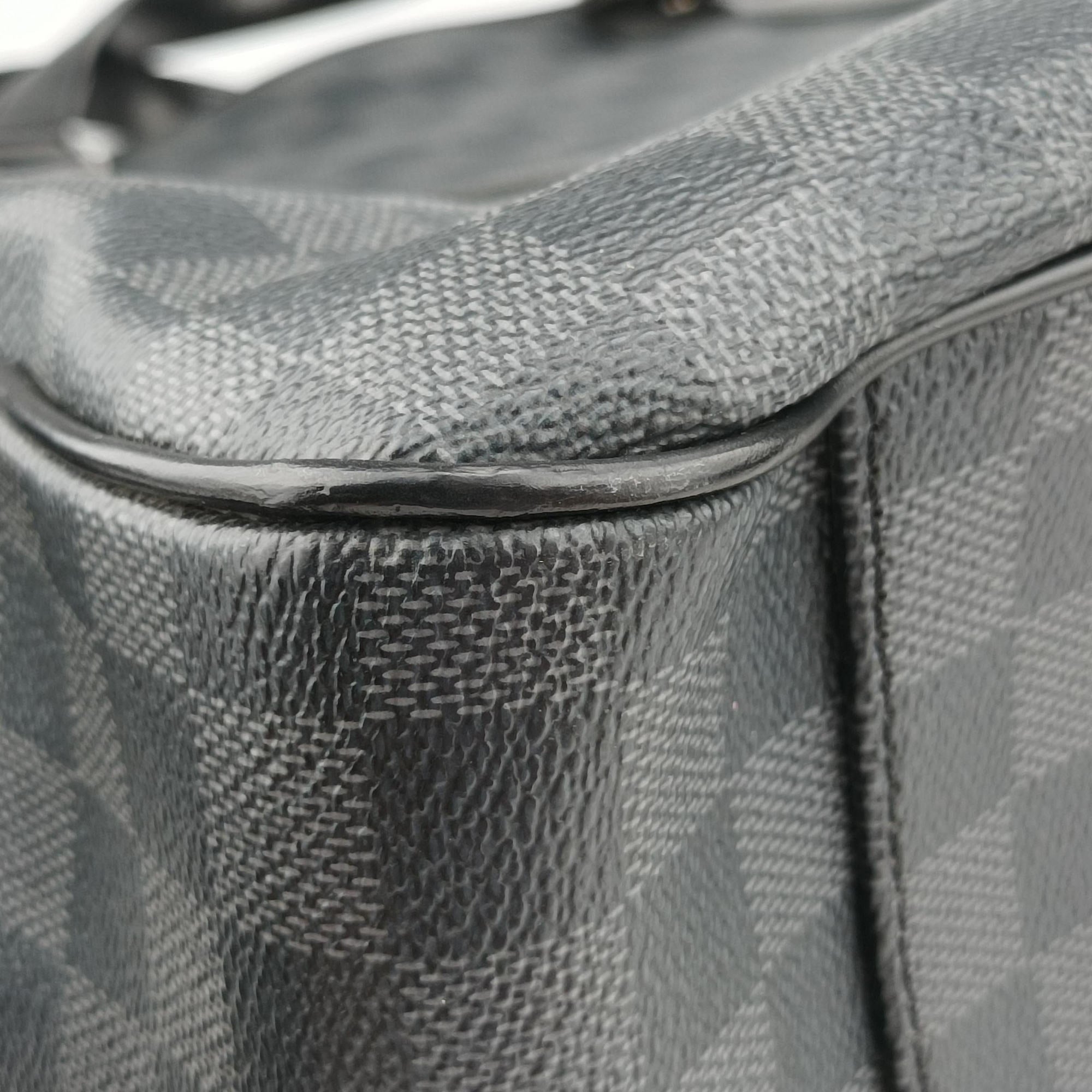Vintage Louis Vuitton TADAO Noir Damier Graphite N51192 shoulderbag | stylenewstar