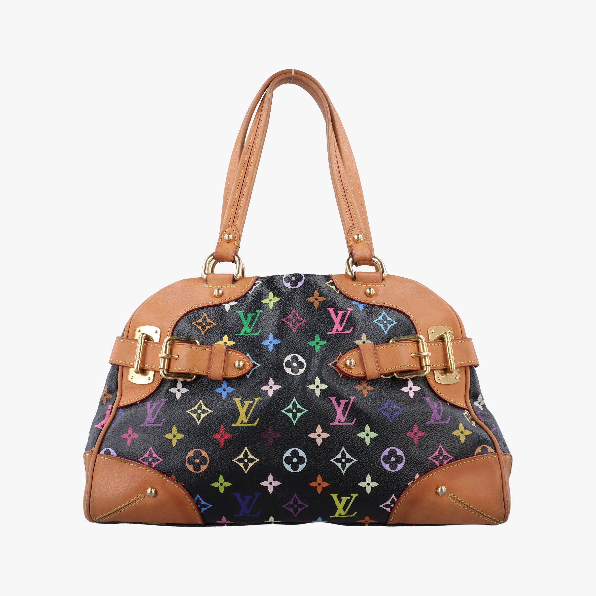 Pre-owned Louis Vuitton CLAUDIA Noir Monogram Multicolor M40194 shoulderbag | stylenewstar