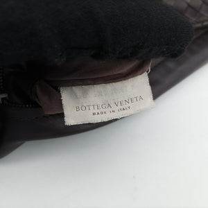Pre-owned Bottega Veneta Intrecciato Brown lambskin  shoulderbag | stylenewstar