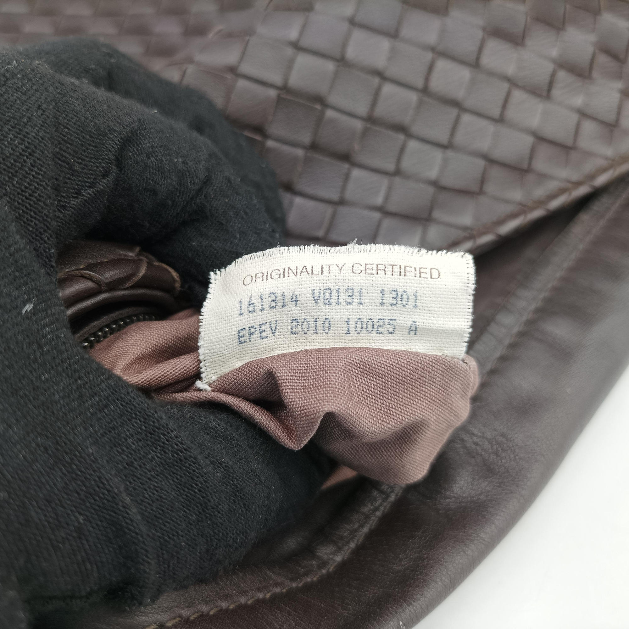Pre-owned Bottega Veneta Intrecciato Brown lambskin  shoulderbag | stylenewstar