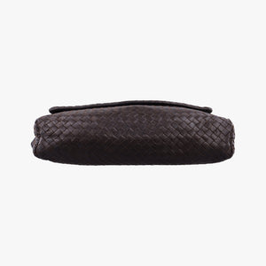 Pre-owned Bottega Veneta Intrecciato Brown lambskin  shoulderbag | stylenewstar