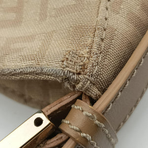Secondhand Fendi Zucchino Beige canvas 8BR036 handbag | stylenewstar