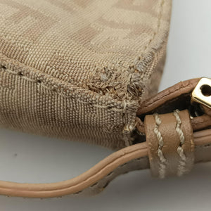 Secondhand Fendi Zucchino Beige canvas 8BR036 handbag | stylenewstar