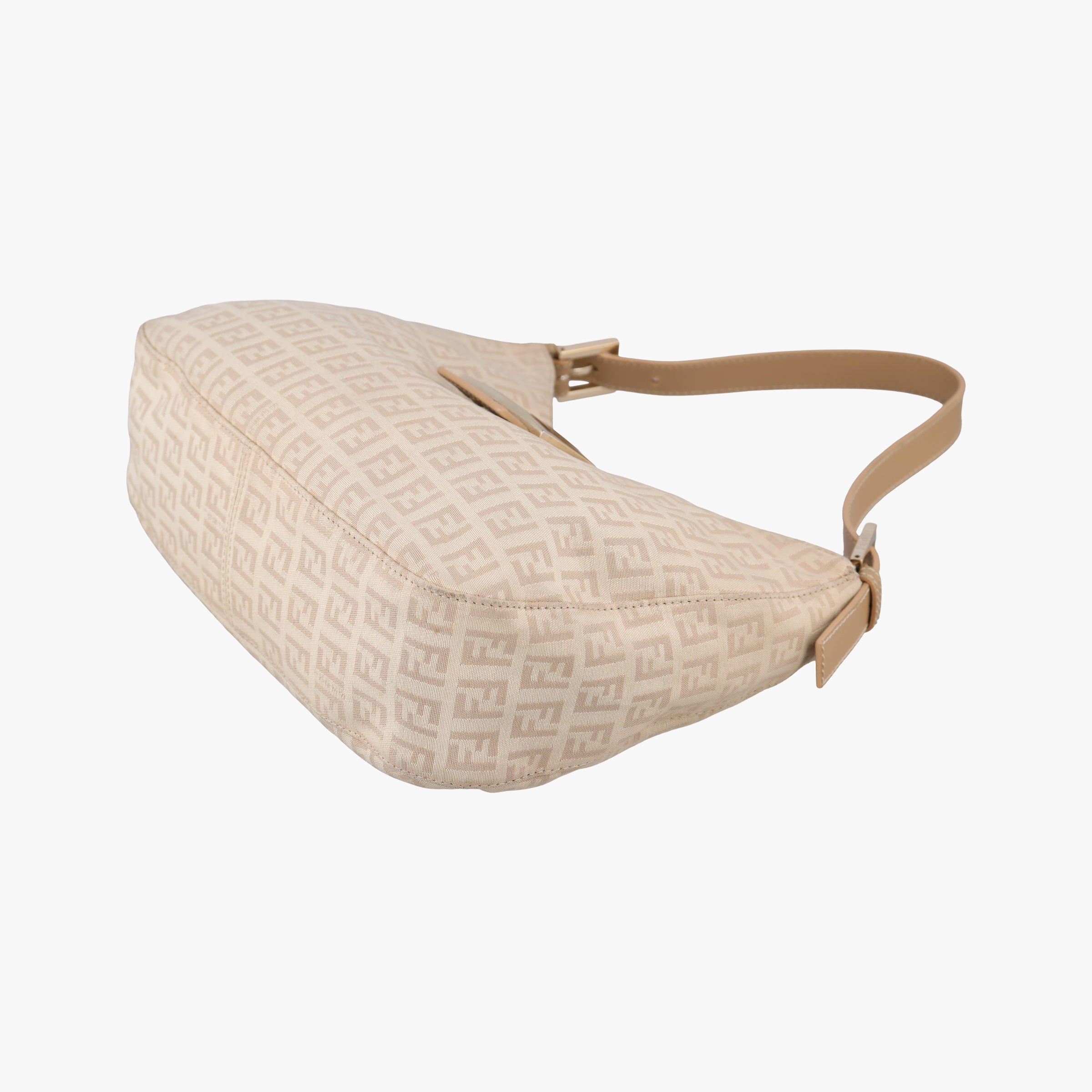 Secondhand Fendi Zucchino Beige canvas 8BR036 handbag | stylenewstar