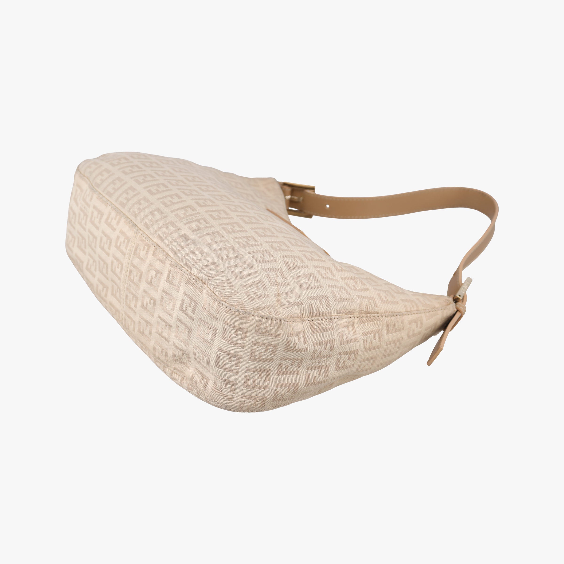 Secondhand Fendi Zucchino Beige canvas 8BR036 handbag | stylenewstar