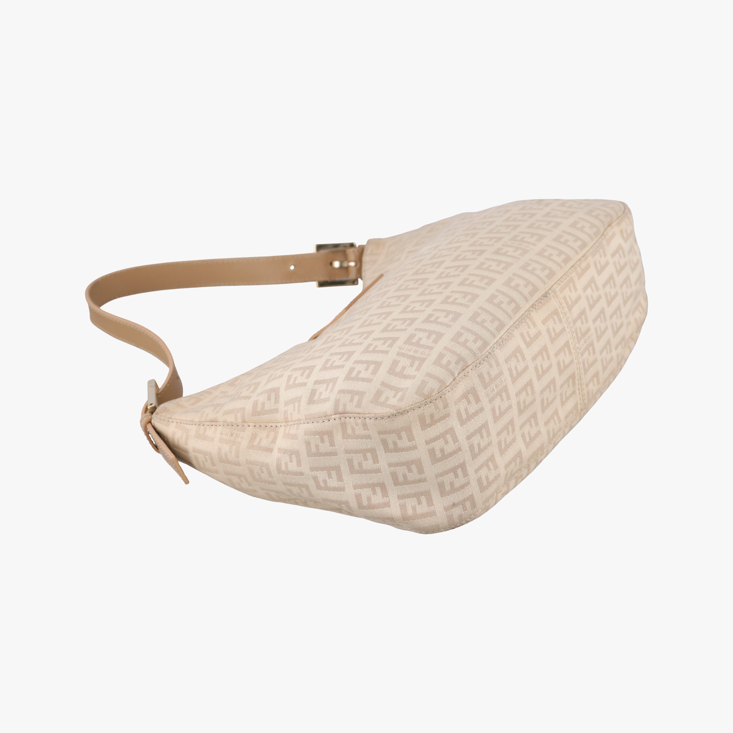 Secondhand Fendi Zucchino Beige canvas 8BR036 handbag | stylenewstar