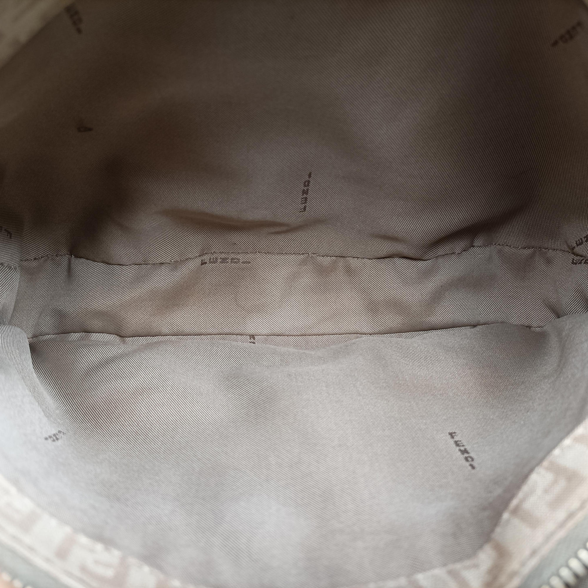 Secondhand Fendi Zucchino Beige canvas 8BR036 handbag | stylenewstar