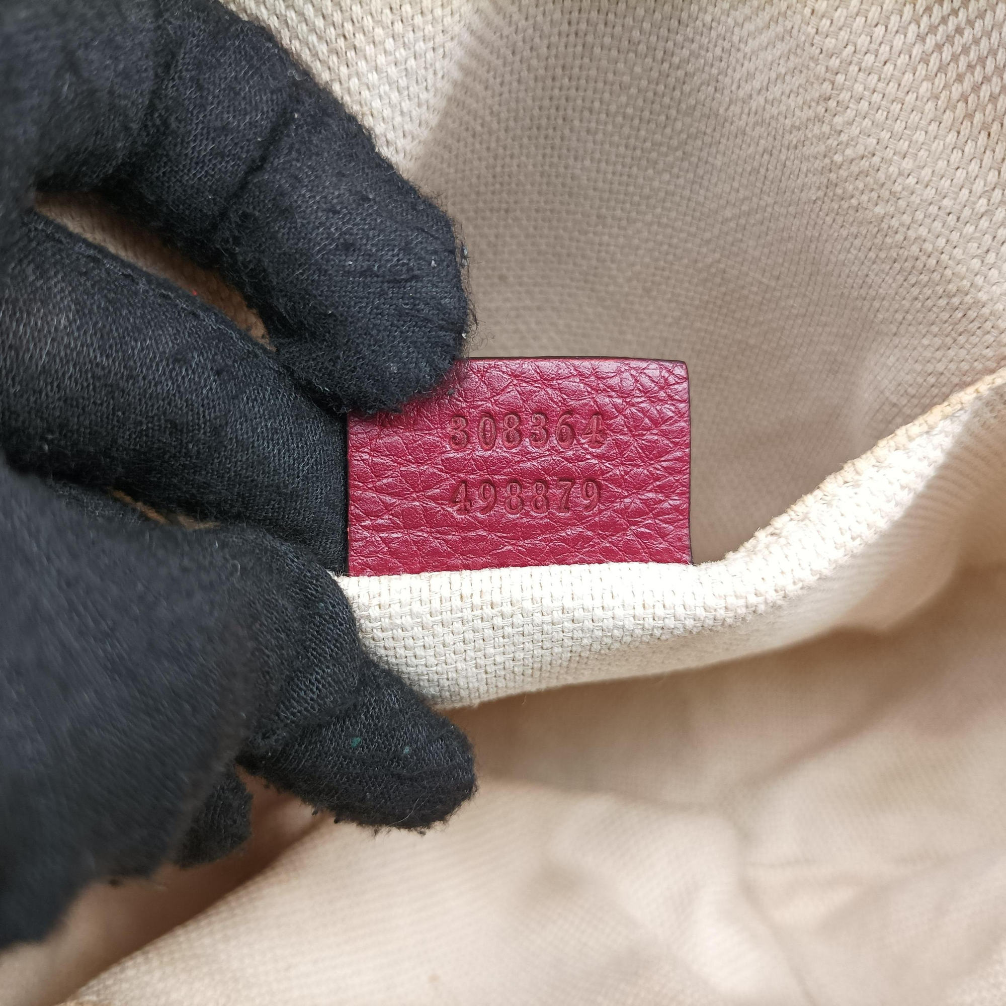 Pre-owned Gucci Soho Burgundy Leather 308364 shoulderbag | stylenewstar