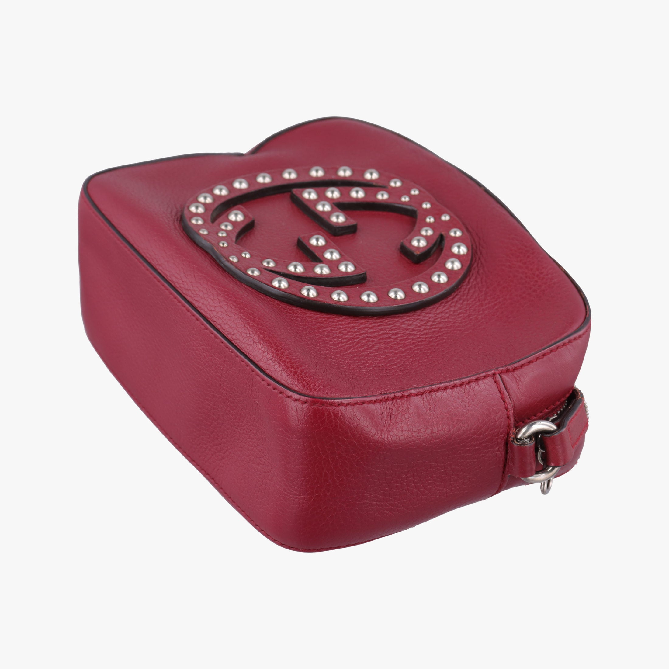 Pre-owned Gucci Soho Burgundy Leather 308364 shoulderbag | stylenewstar