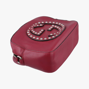 Pre-owned Gucci Soho Burgundy Leather 308364 shoulderbag | stylenewstar