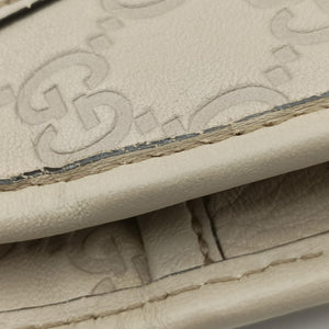 Pre-owned Gucci New Jackie White Leather 203494 handbag | stylenewstar