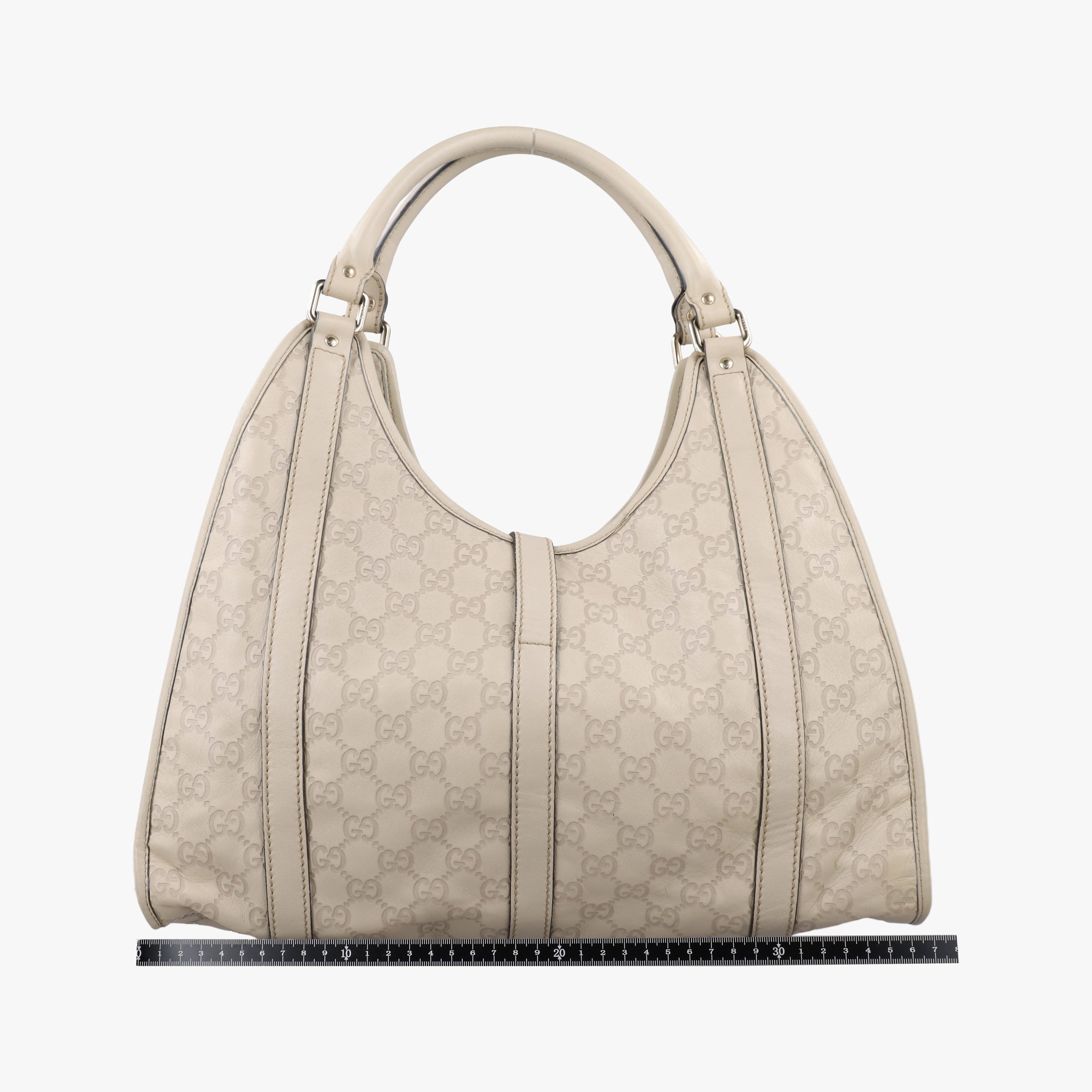 Pre-owned Gucci New Jackie White Leather 203494 handbag | stylenewstar