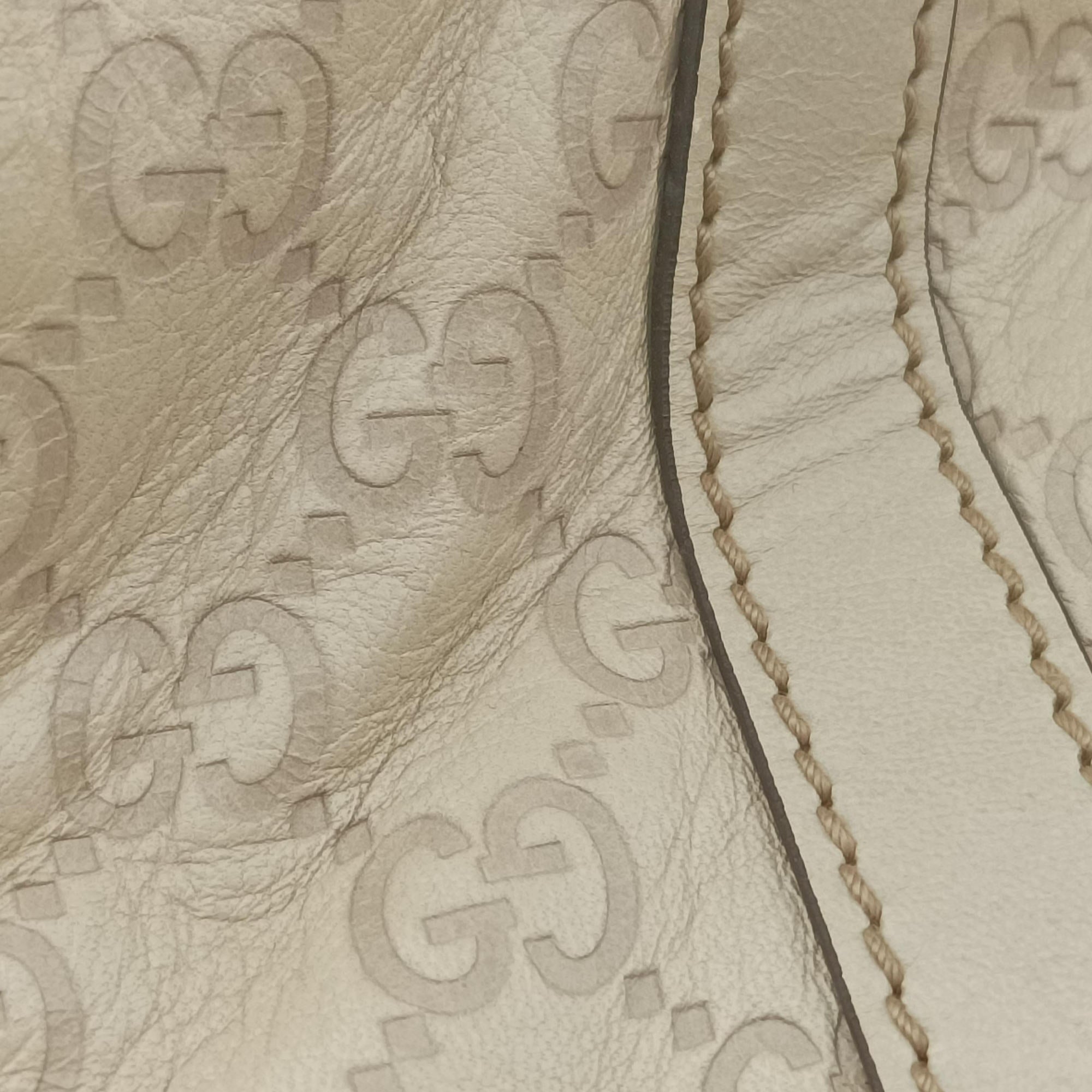 Pre-owned Gucci New Jackie White Leather 203494 handbag | stylenewstar