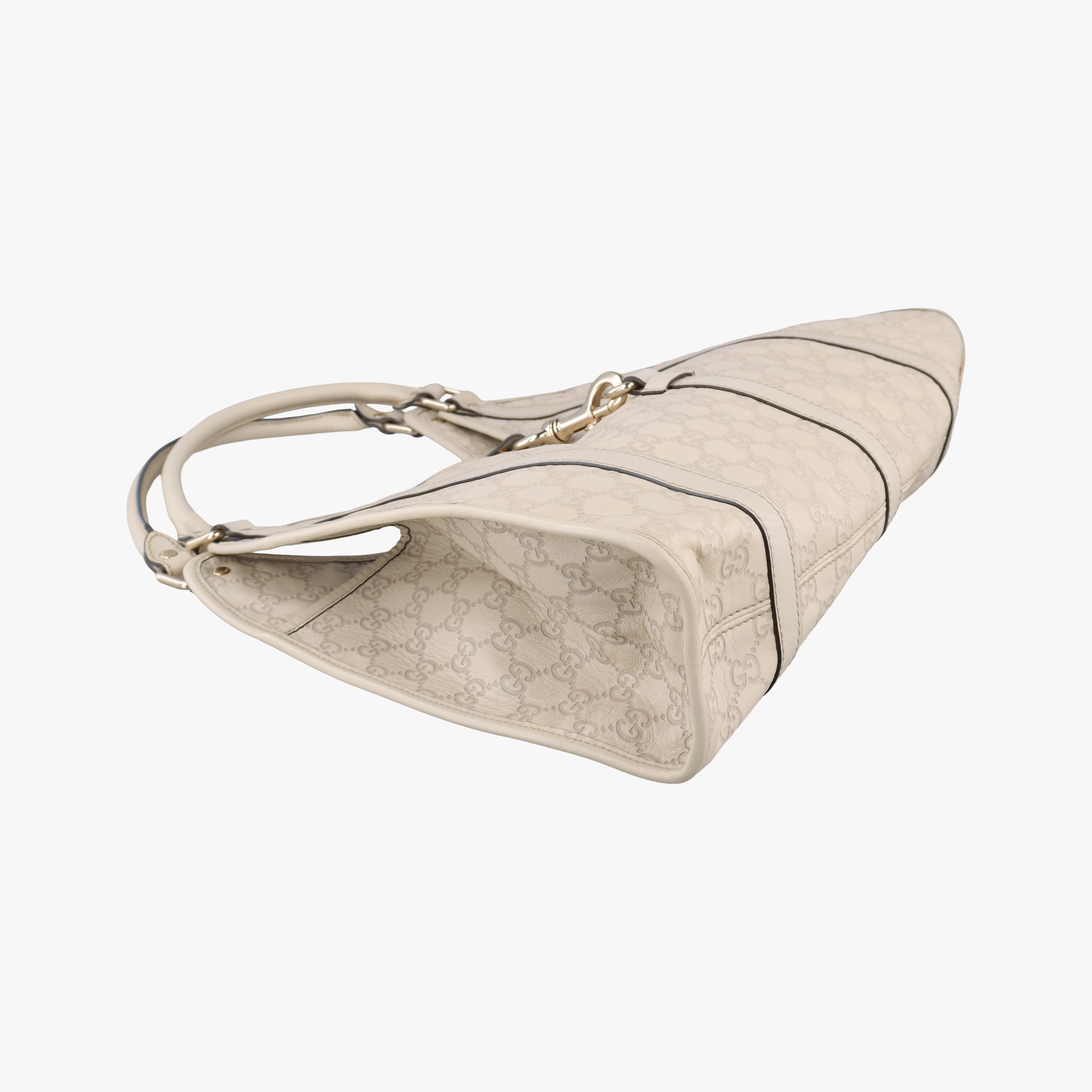Pre-owned Gucci New Jackie White Leather 203494 handbag | stylenewstar