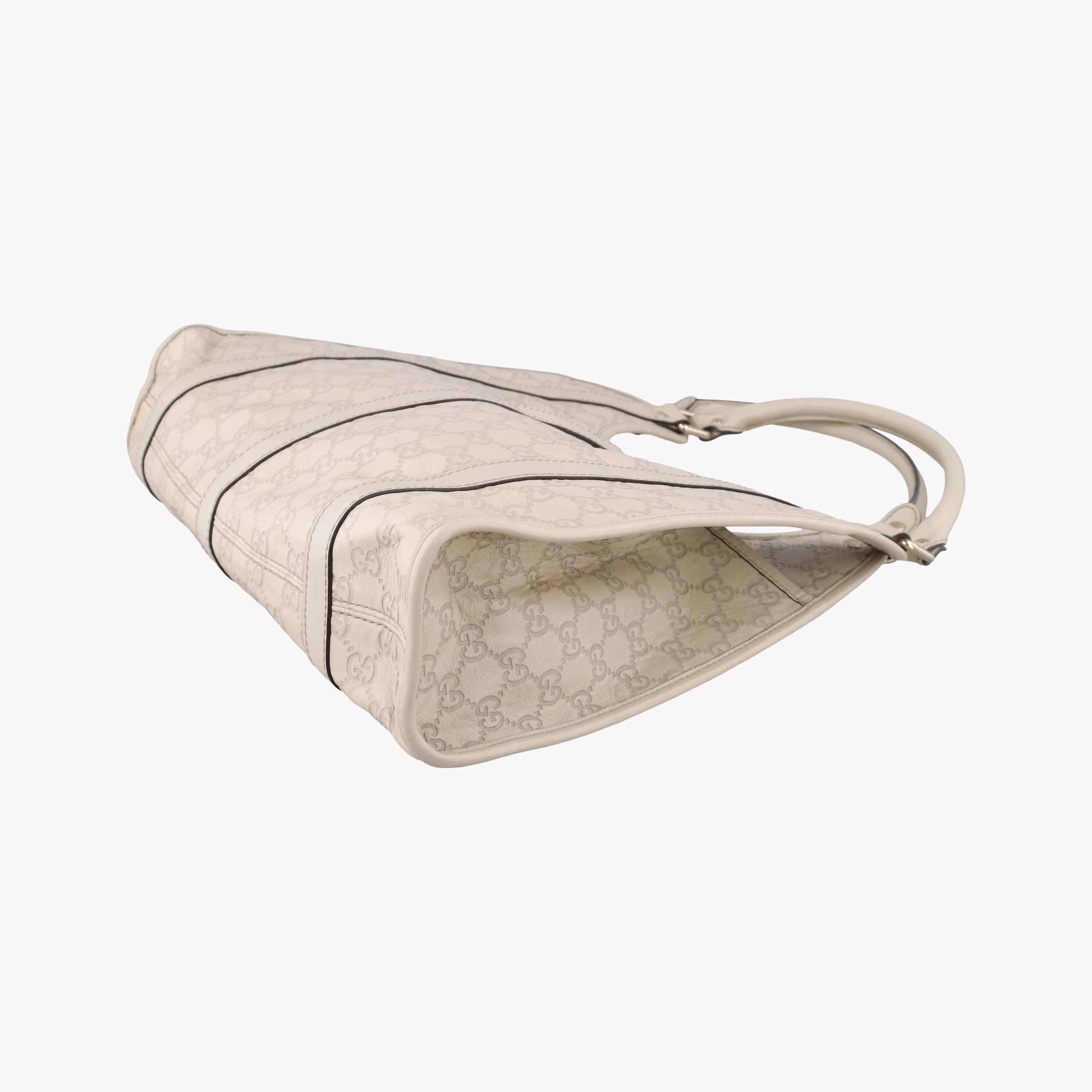 Pre-owned Gucci New Jackie White Leather 203494 handbag | stylenewstar