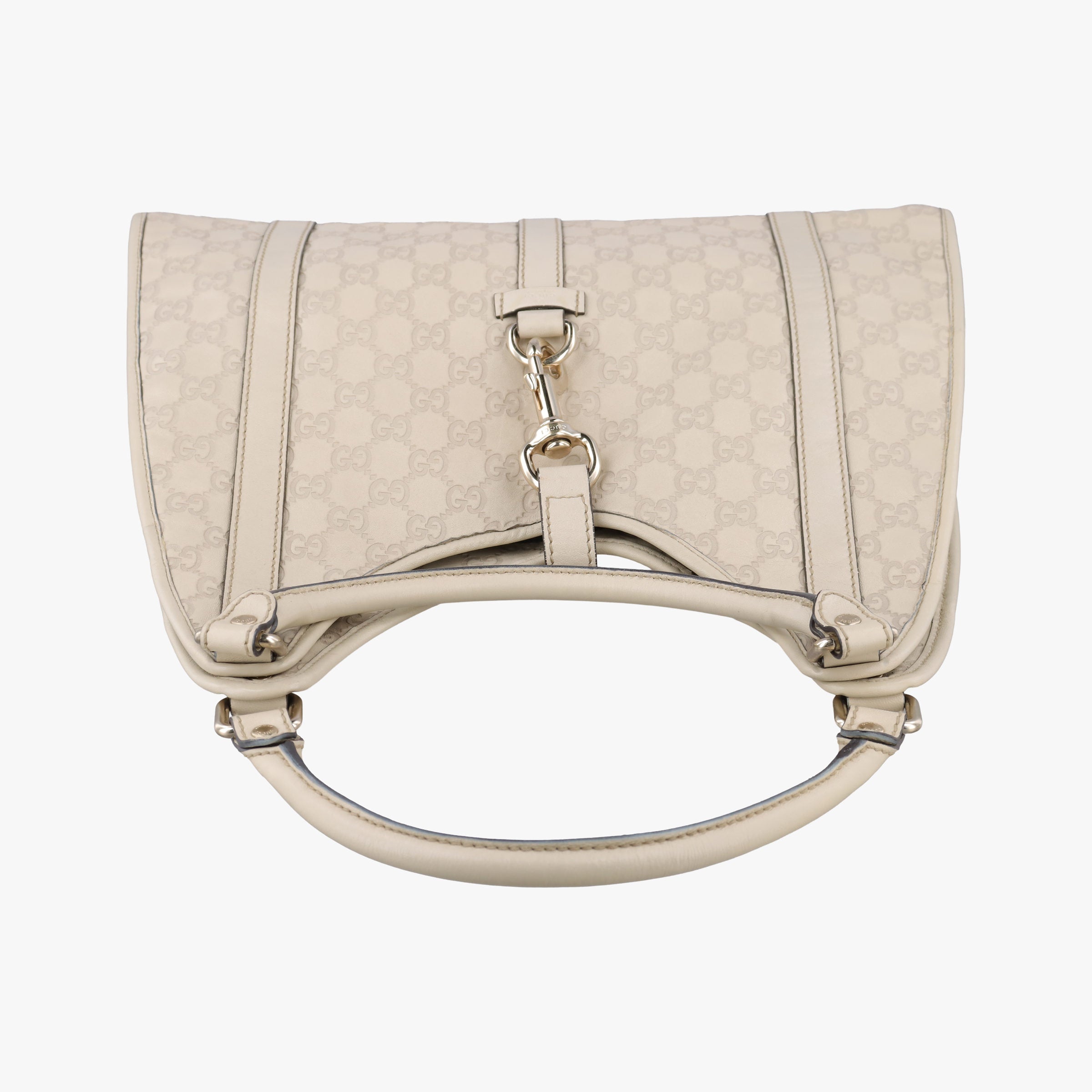 Pre-owned Gucci New Jackie White Leather 203494 handbag | stylenewstar