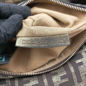 Vintage Fendi Mia Brown canvas 8BR616 handbag | stylenewstar