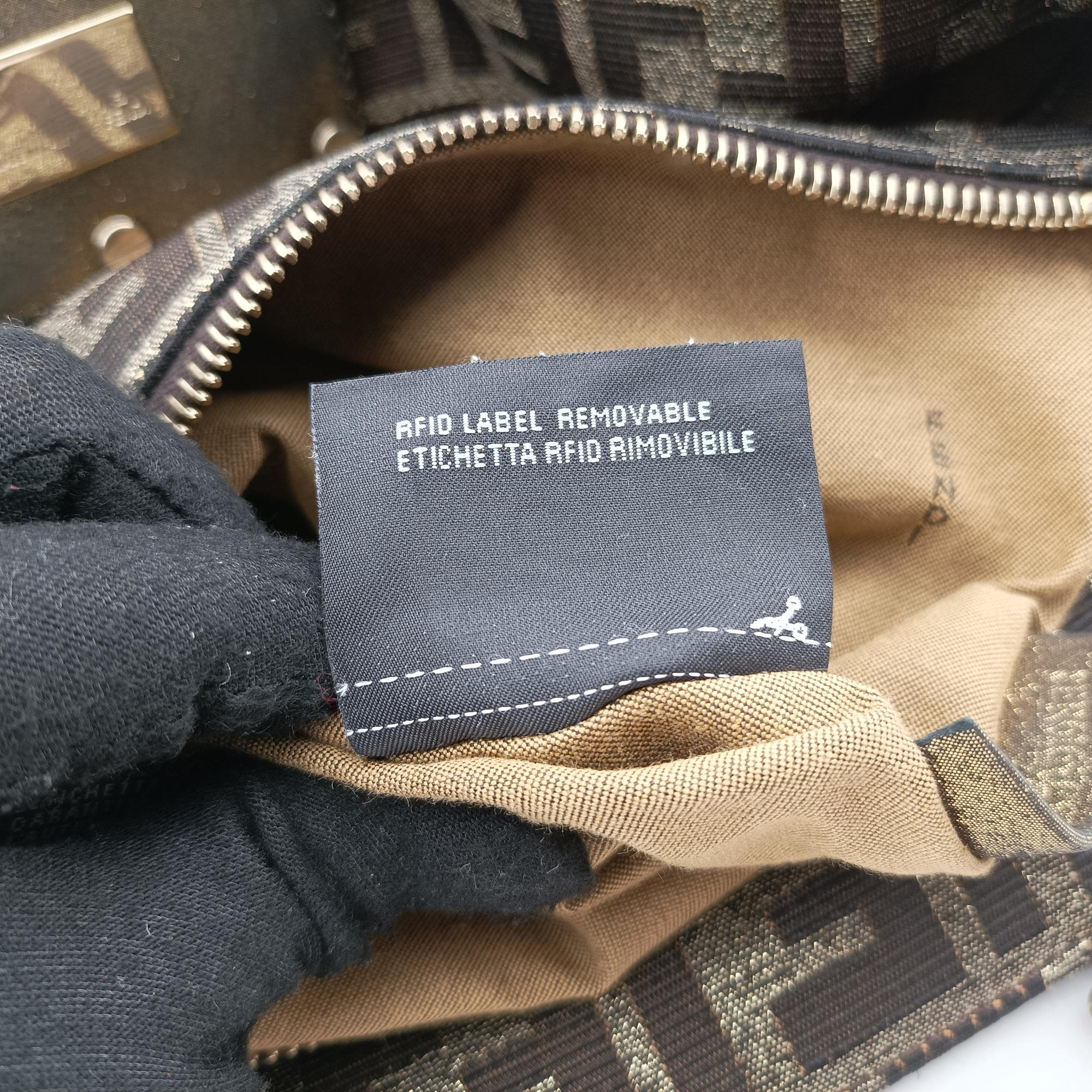 Vintage Fendi Mia Brown canvas 8BR616 handbag | stylenewstar