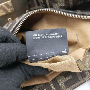 Vintage Fendi Mia Brown canvas 8BR616 handbag | stylenewstar