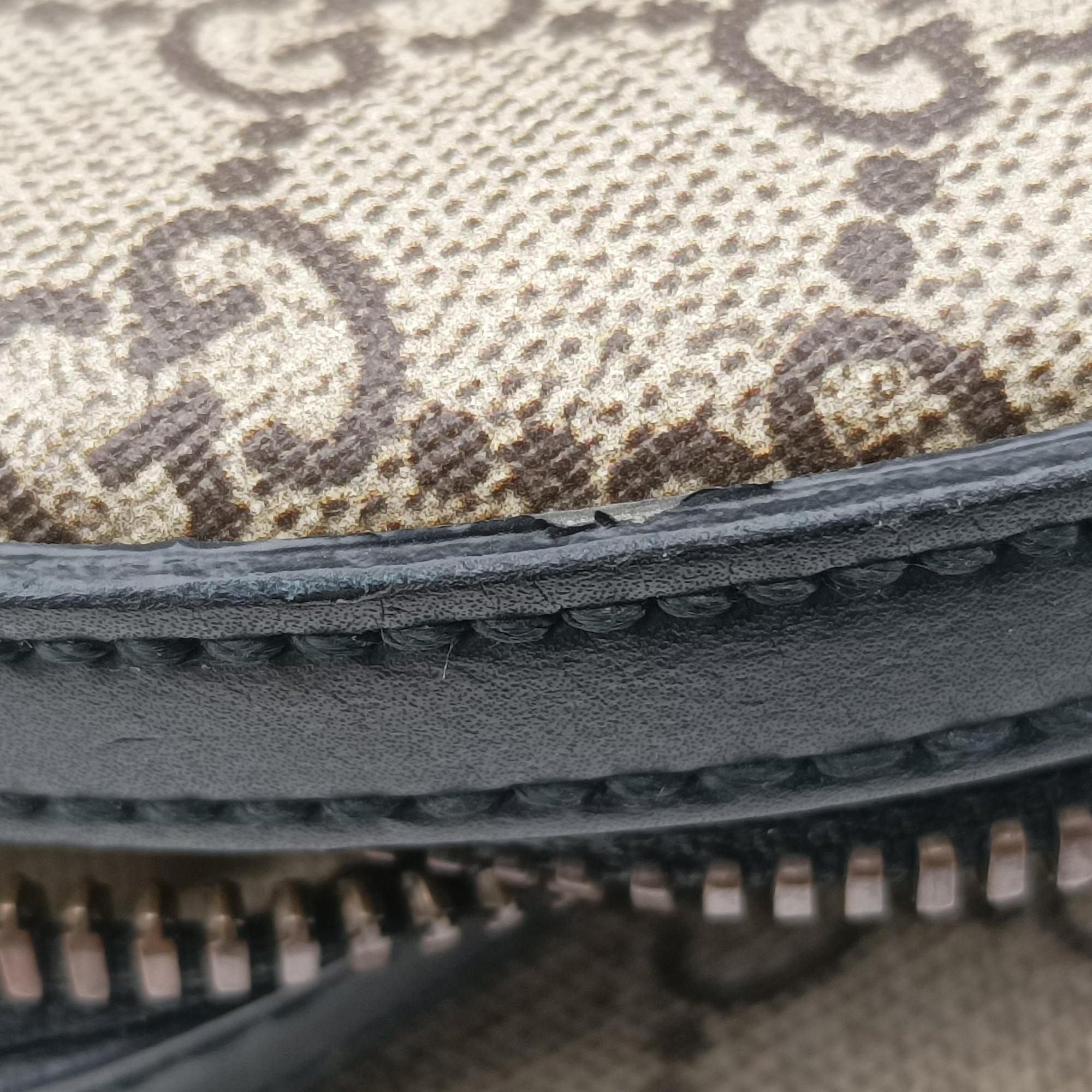 Pre-owned Gucci Kingsnake Print Brown PVC coated canvas×leather 419584 backpack/rucksack | stylenewstar