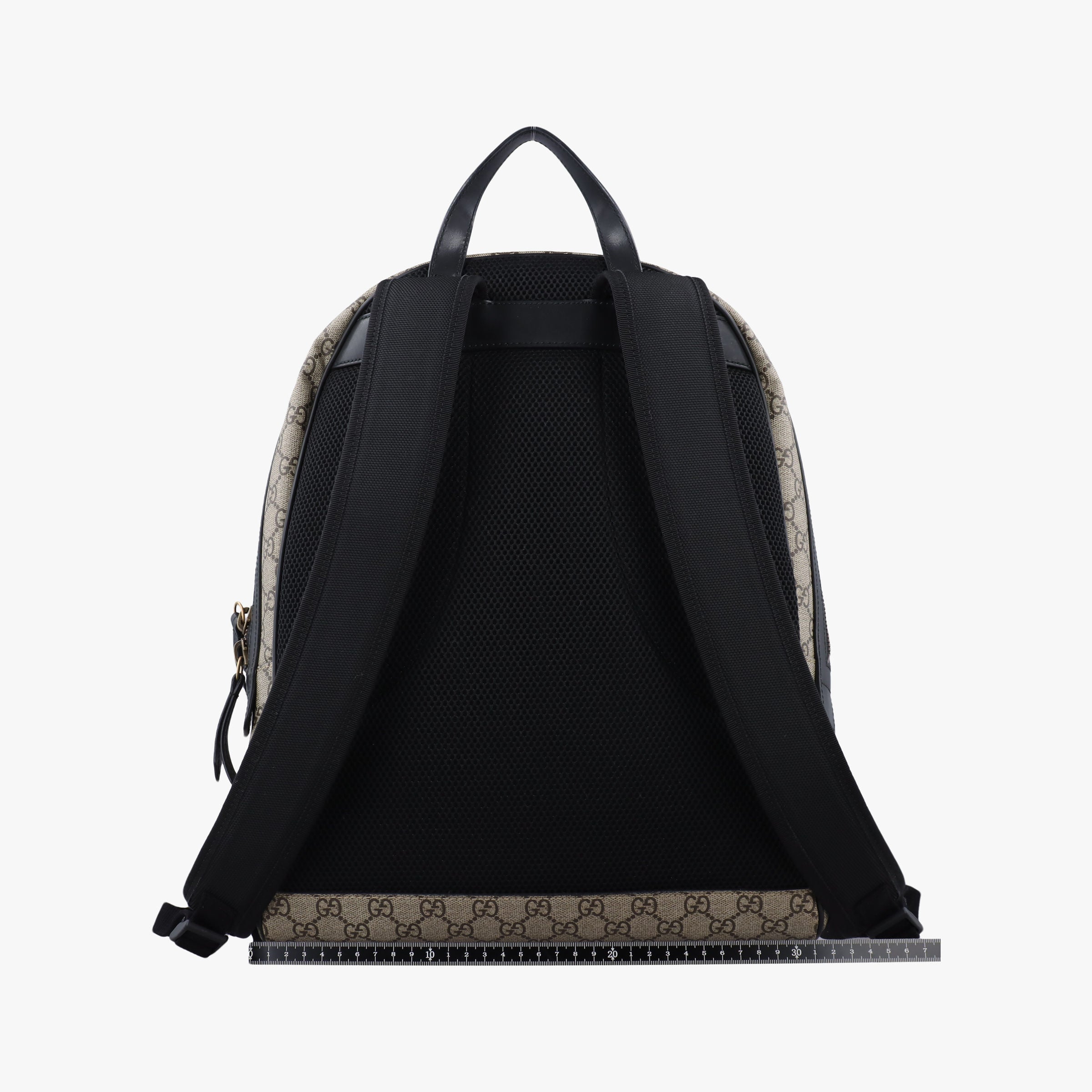 Pre-owned Gucci Kingsnake Print Brown PVC coated canvas×leather 419584 backpack/rucksack | stylenewstar