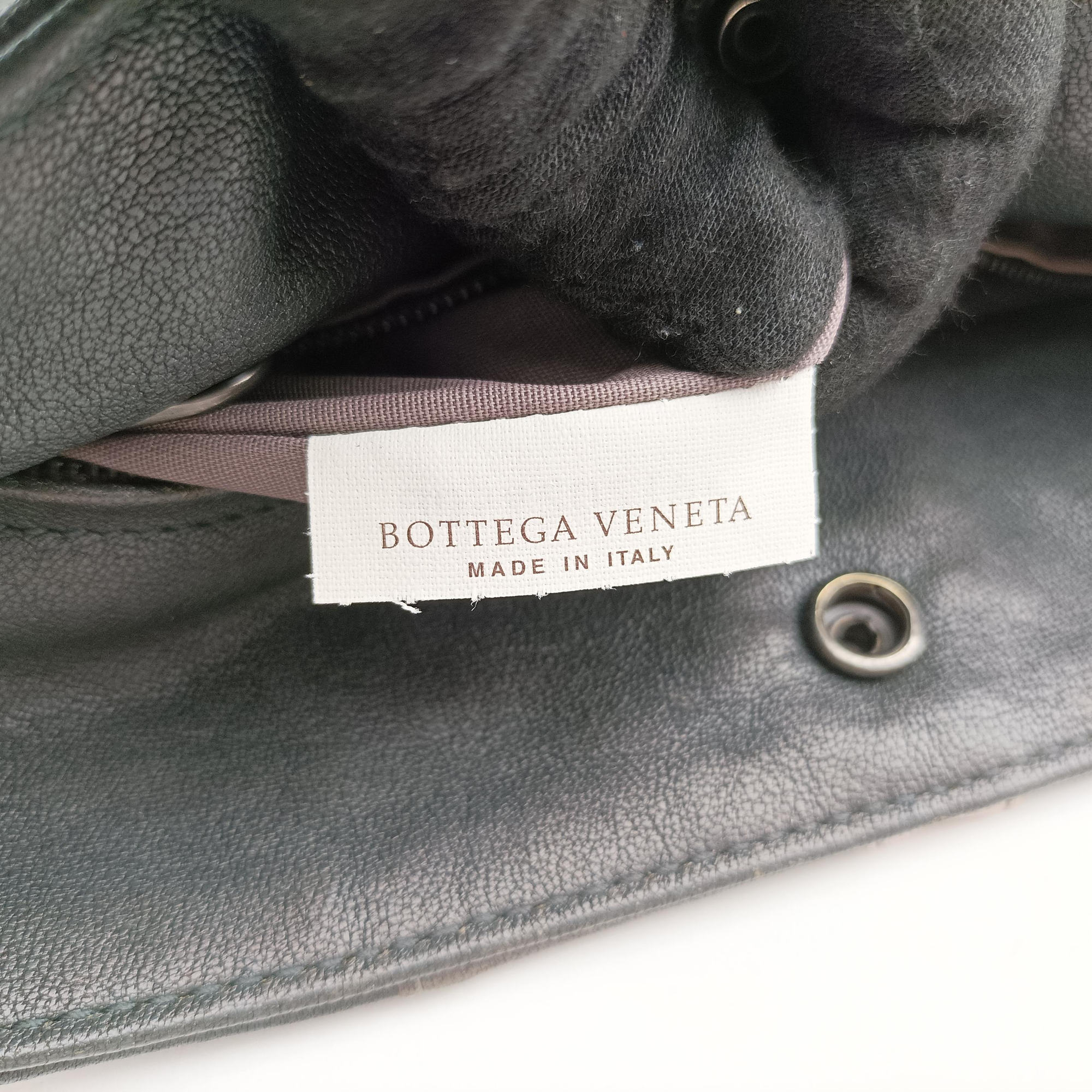 Pre-owned Bottega Veneta Intrecciato Gray × Brown × Pink lambskin  shoulderbag | stylenewstar