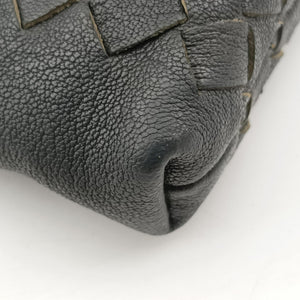 Pre-owned Bottega Veneta Intrecciato Gray × Brown × Pink lambskin  shoulderbag | stylenewstar