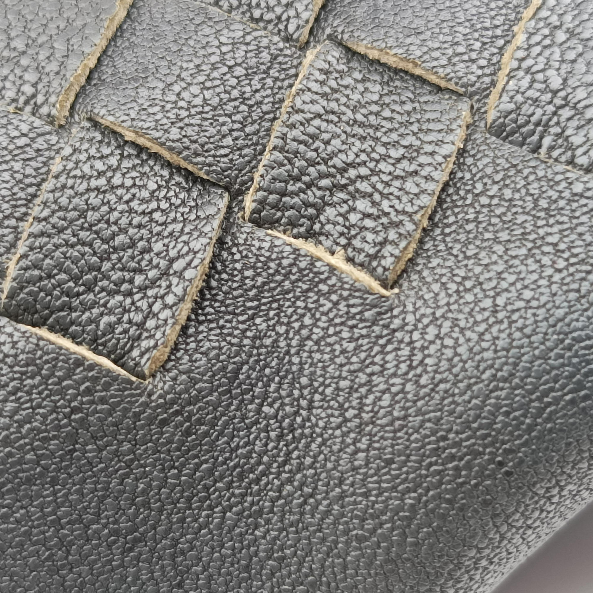 Pre-owned Bottega Veneta Intrecciato Gray × Brown × Pink lambskin  shoulderbag | stylenewstar