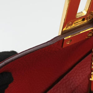Pre-owned Chloe DREW Red Leather  shoulderbag | stylenewstar