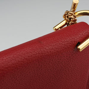Pre-owned Chloe DREW Red Leather  shoulderbag | stylenewstar