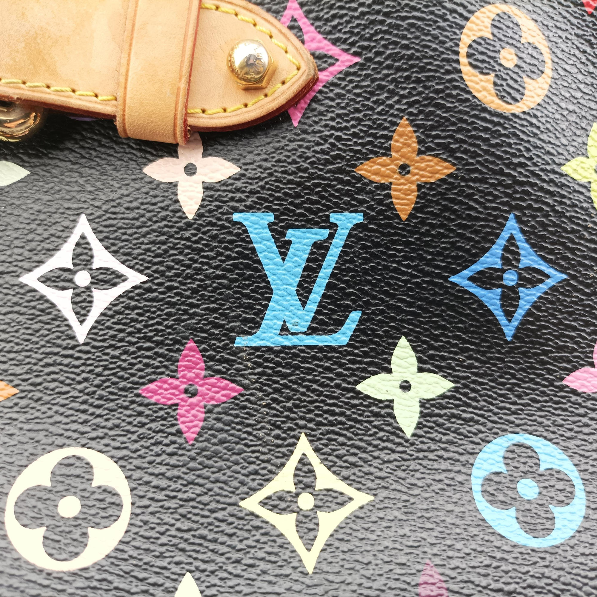 Pre-owned Louis Vuitton CLAUDIA Noir Monogram Multicolor M40194 handbag | stylenewstar