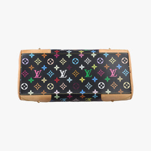 Pre-owned Louis Vuitton CLAUDIA Noir Monogram Multicolor M40194 handbag | stylenewstar