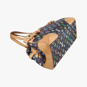 Pre-owned Louis Vuitton CLAUDIA Noir Monogram Multicolor M40194 handbag | stylenewstar
