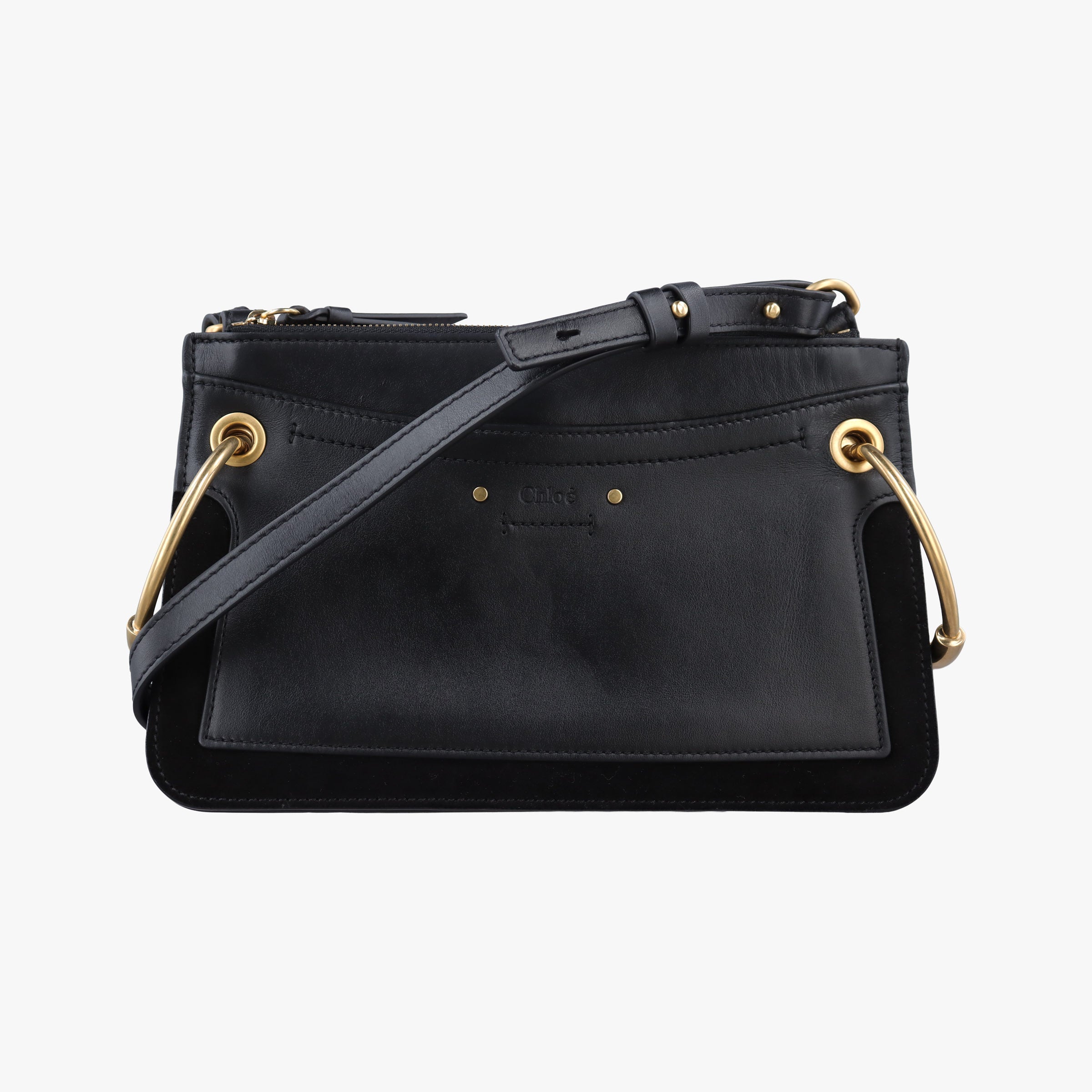 Pre-owned Chloe Roy Black Leather  shoulderbag | stylenewstar