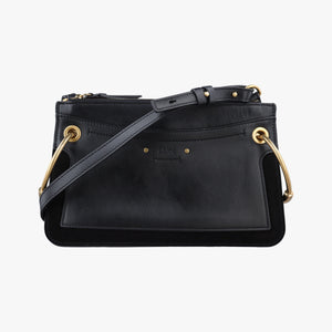 Pre-owned Chloe Roy Black Leather  shoulderbag | stylenewstar