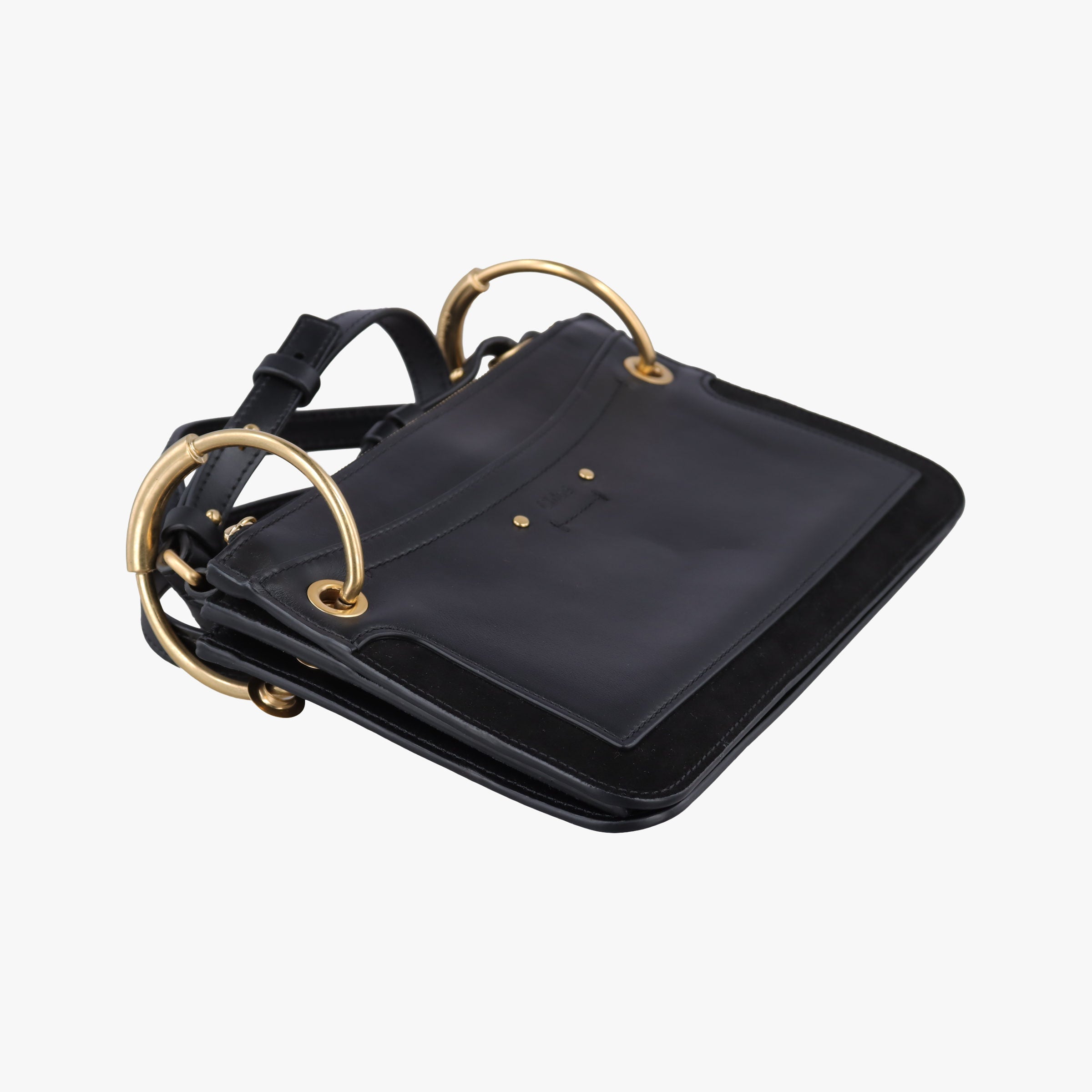 Pre-owned Chloe Roy Black Leather  shoulderbag | stylenewstar