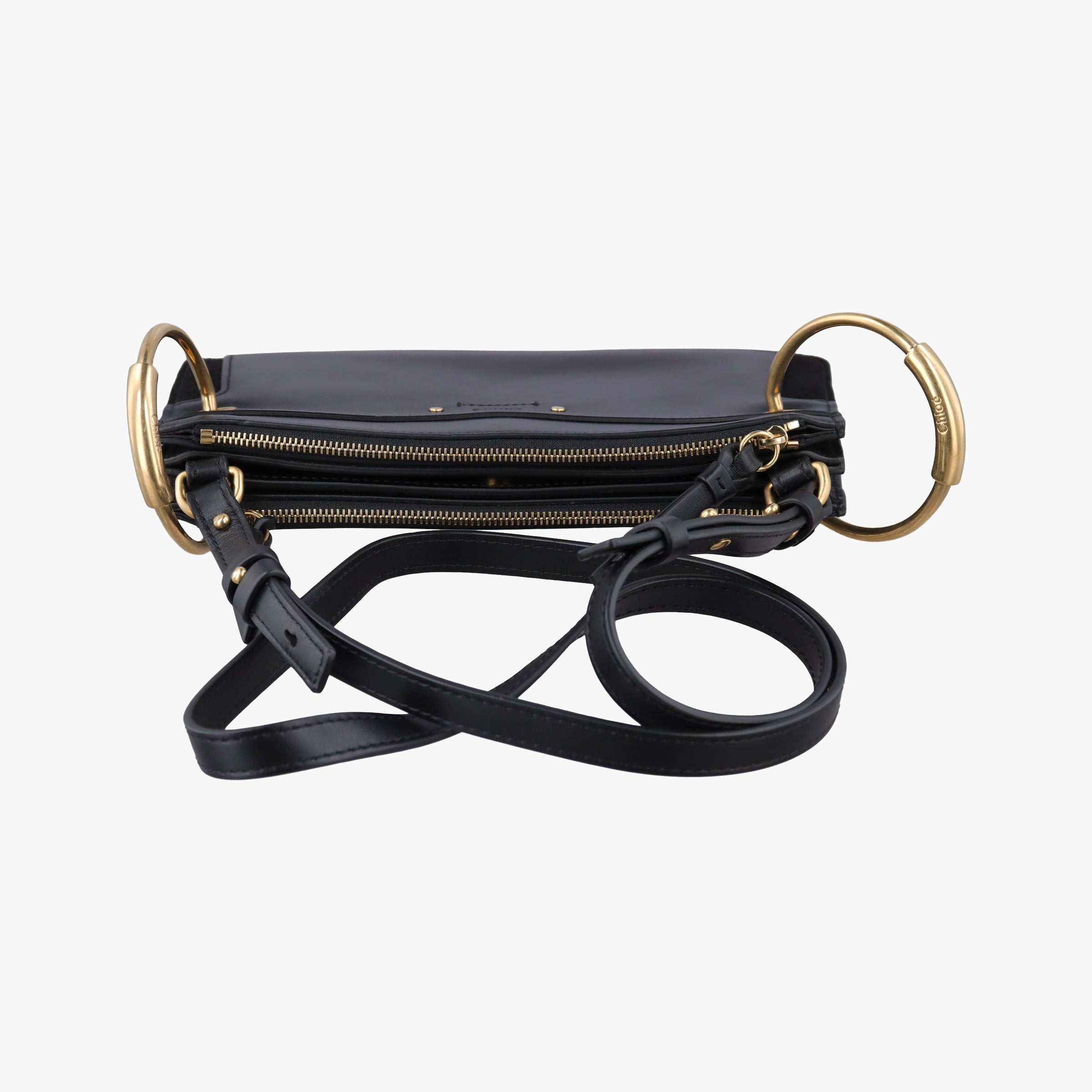 Pre-owned Chloe Roy Black Leather  shoulderbag | stylenewstar