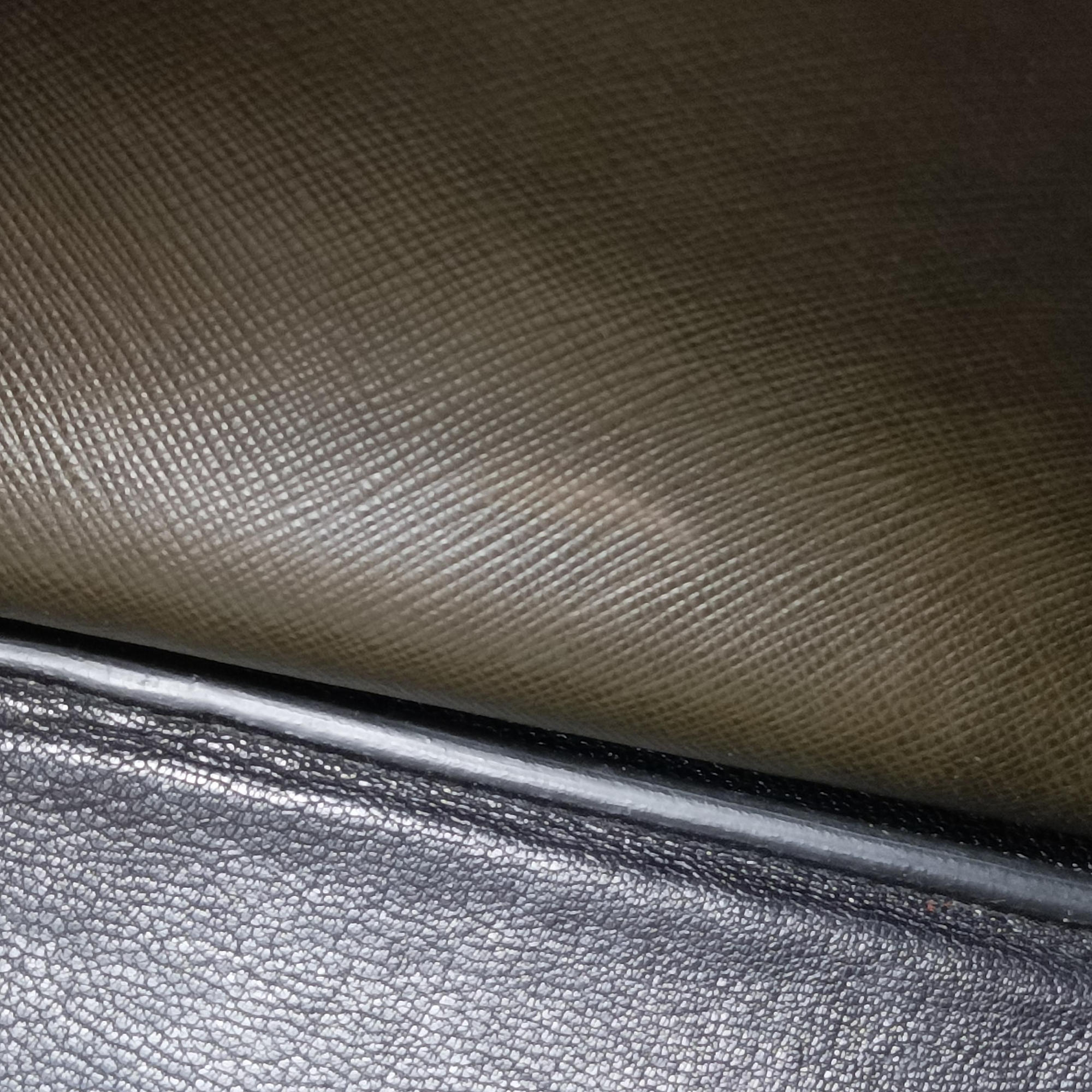 Vintage Prada Business Briefcase Green SAFFIANO Leather 2VE011 shoulderbag | stylenewstar