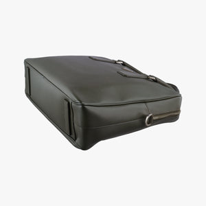 Vintage Prada Business Briefcase Green SAFFIANO Leather 2VE011 shoulderbag | stylenewstar
