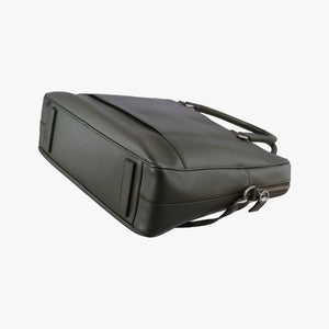 Vintage Prada Business Briefcase Green SAFFIANO Leather 2VE011 shoulderbag | stylenewstar