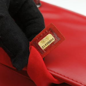 Pre-owned Chanel BOY CHANEL Red Leather A67086 shoulderbag | stylenewstar