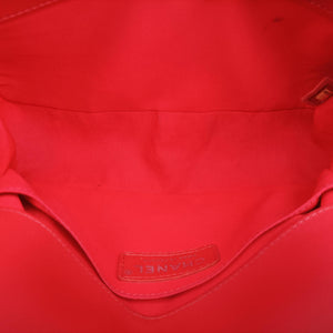 Pre-owned Chanel BOY CHANEL Red Leather A67086 shoulderbag | stylenewstar